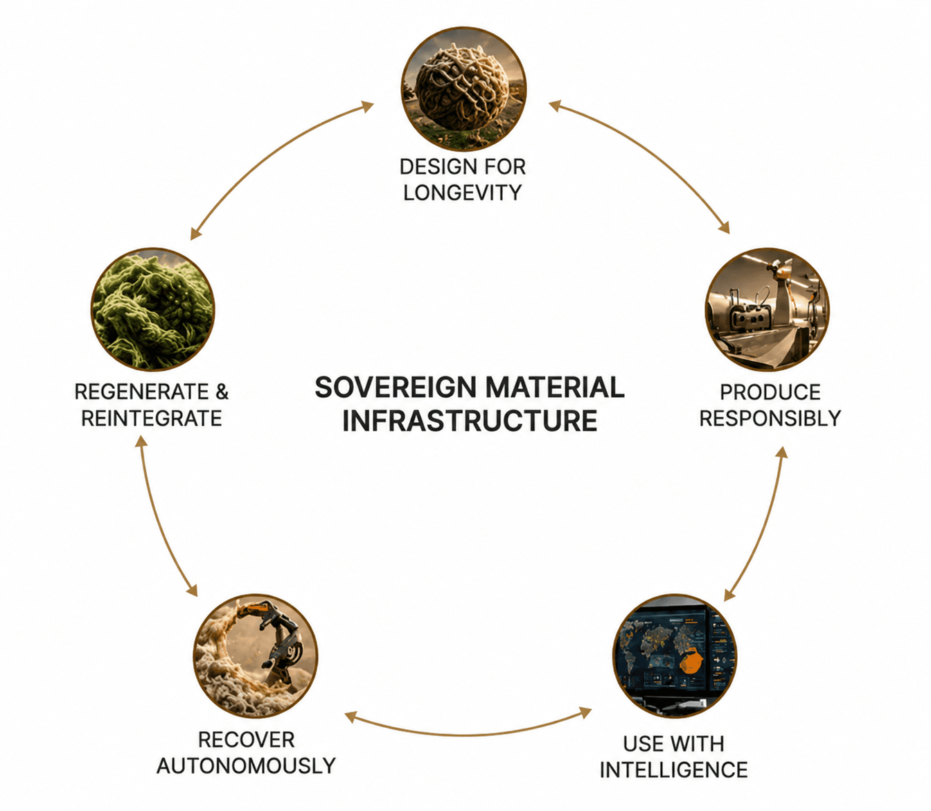 Shift from linear supply chains to sovereign material infrastructure