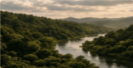 River valley landscape
